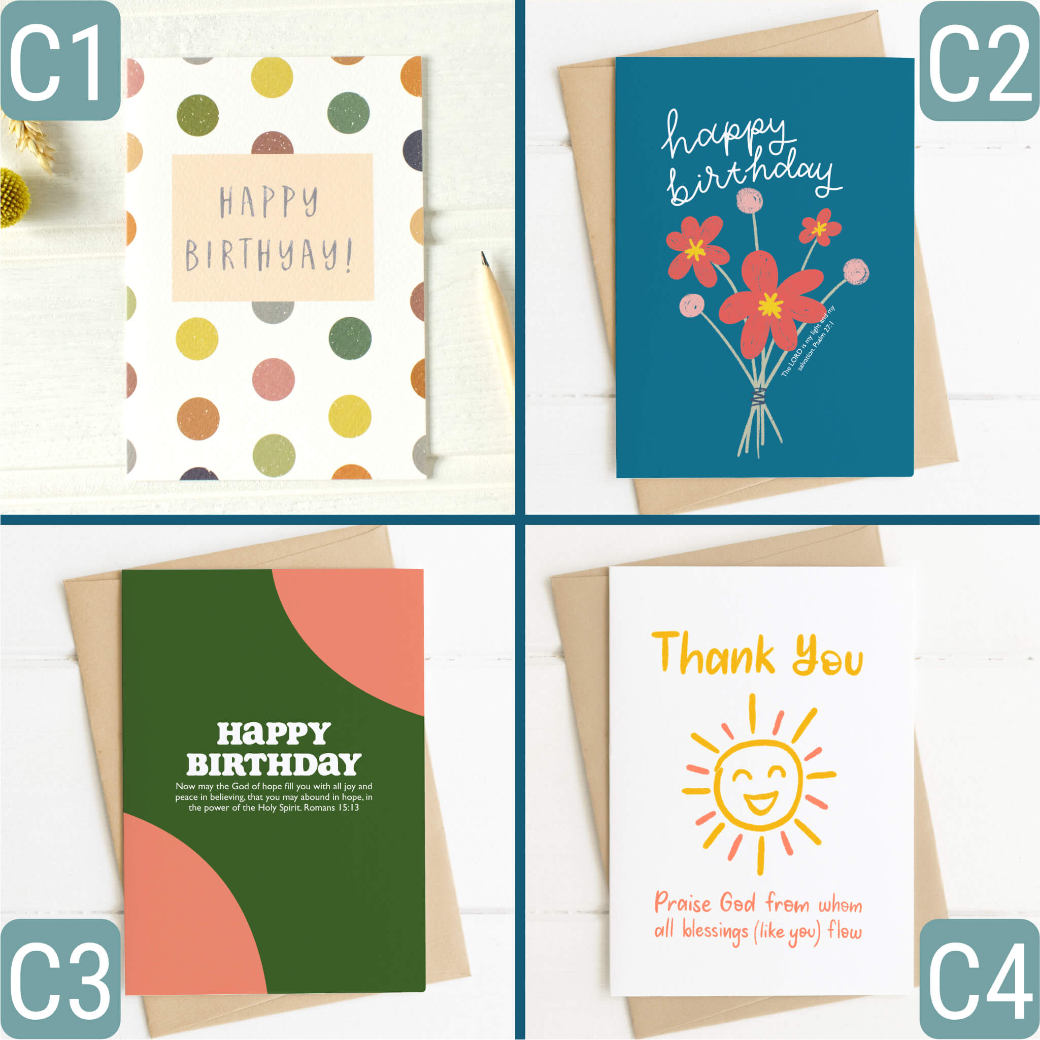 A5 Notebook, Cuppa and Chocolate For You Christian Gift Box (with Christmas options)