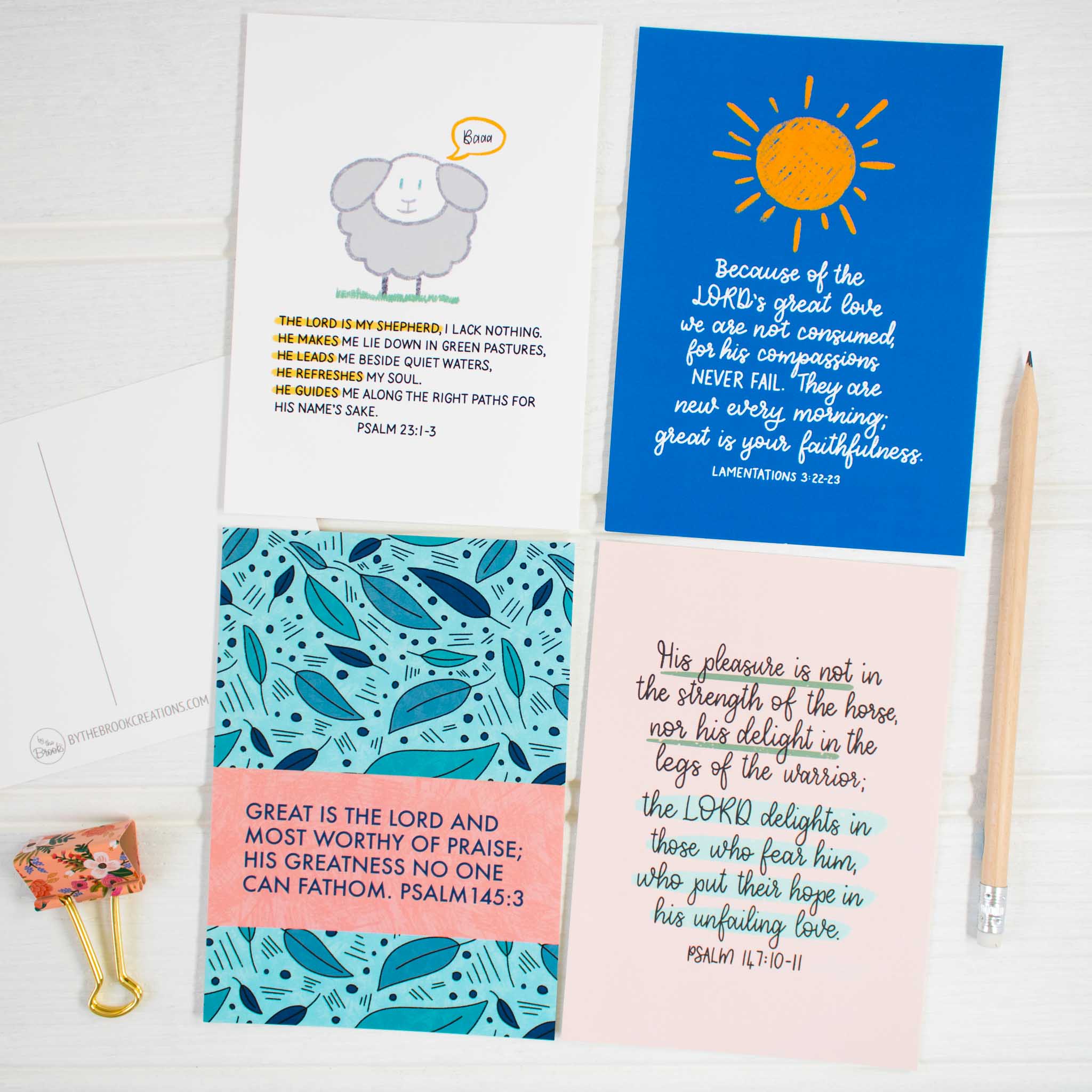 Bible Verse Postcard Pack Volume 1
