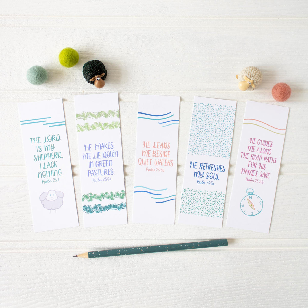 God will Provide Bible Verses Bookmarks Cards (30-Pack) - Stocking