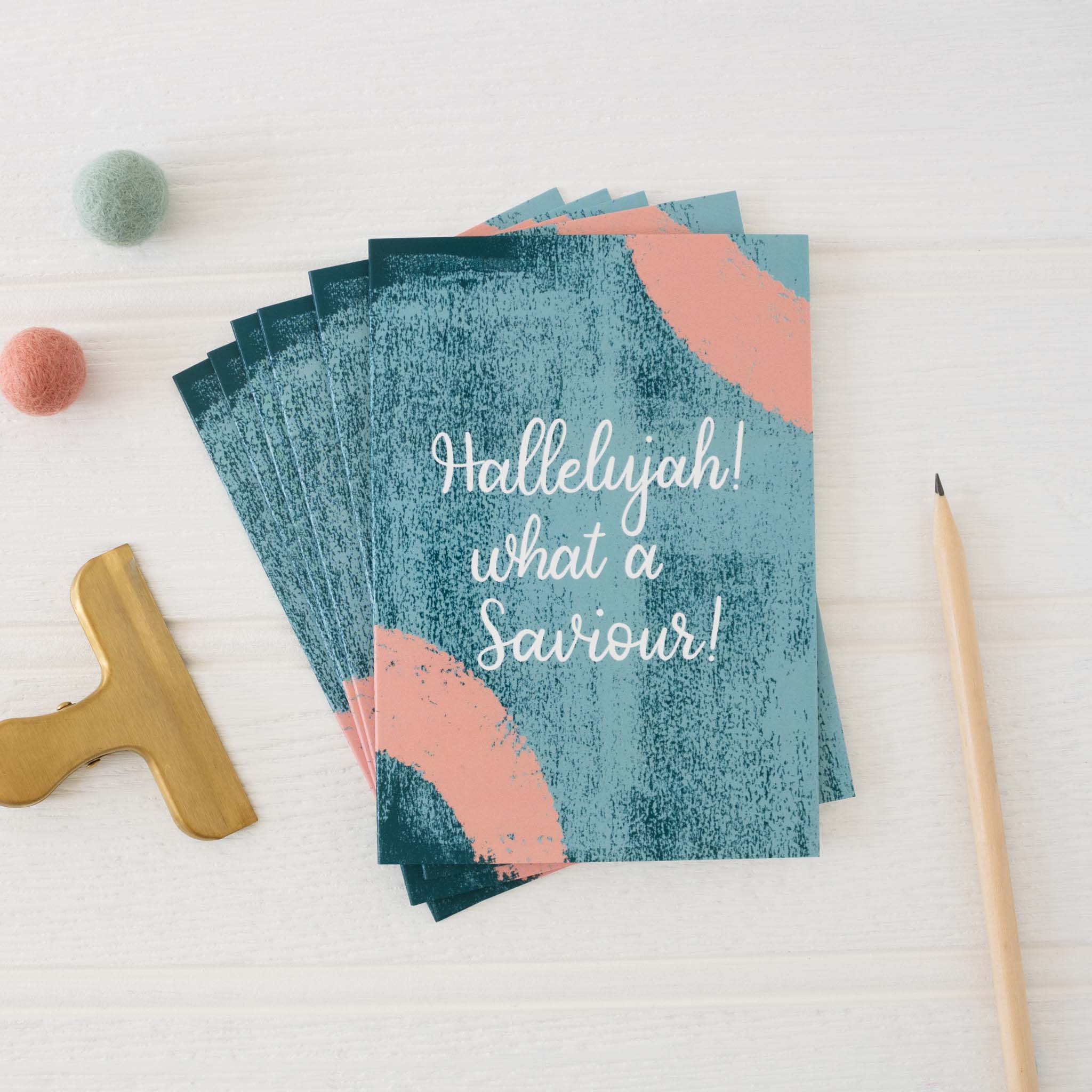 Hallelujah What a Saviour Christian Card Pack