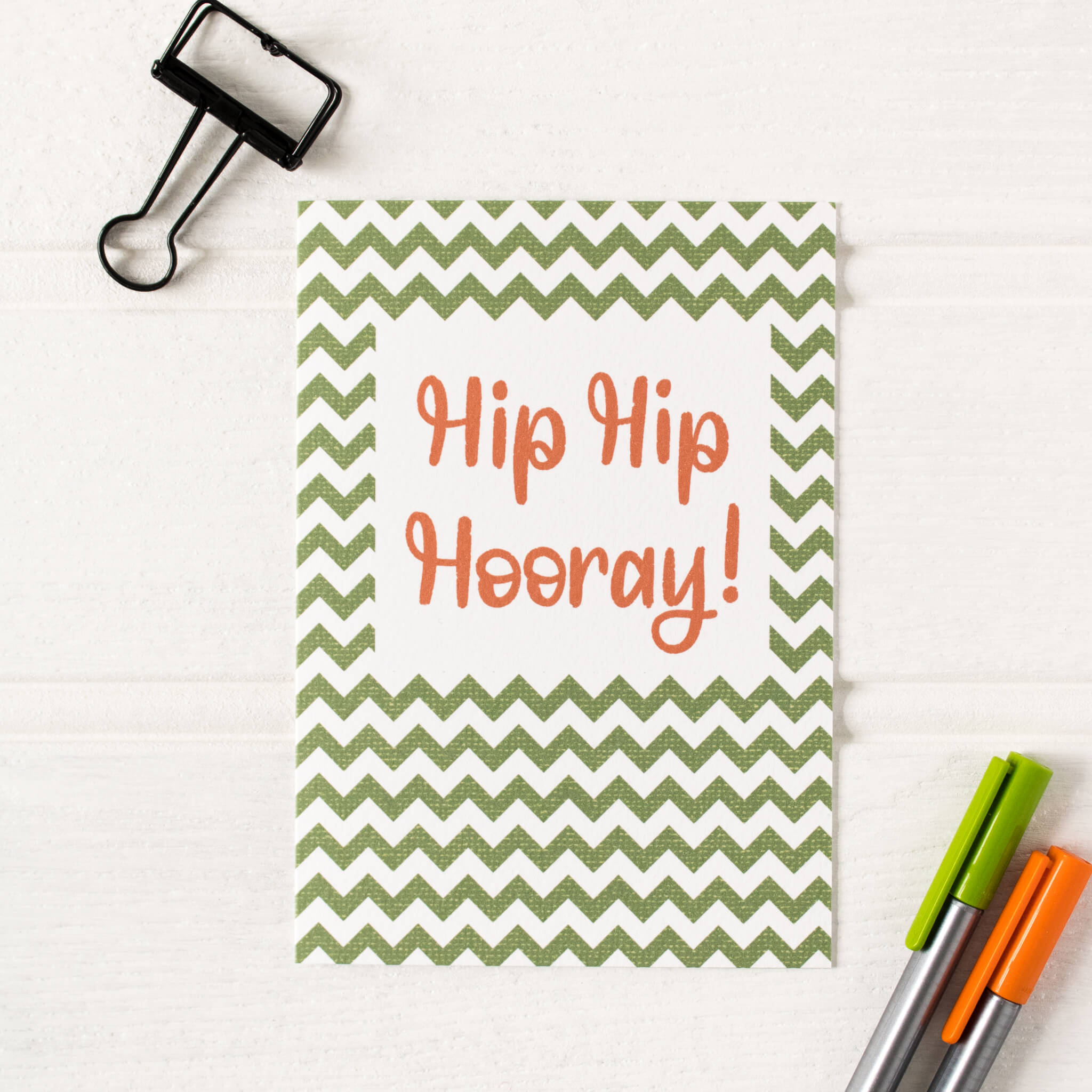 Hip Hip Hooray Celebration Card