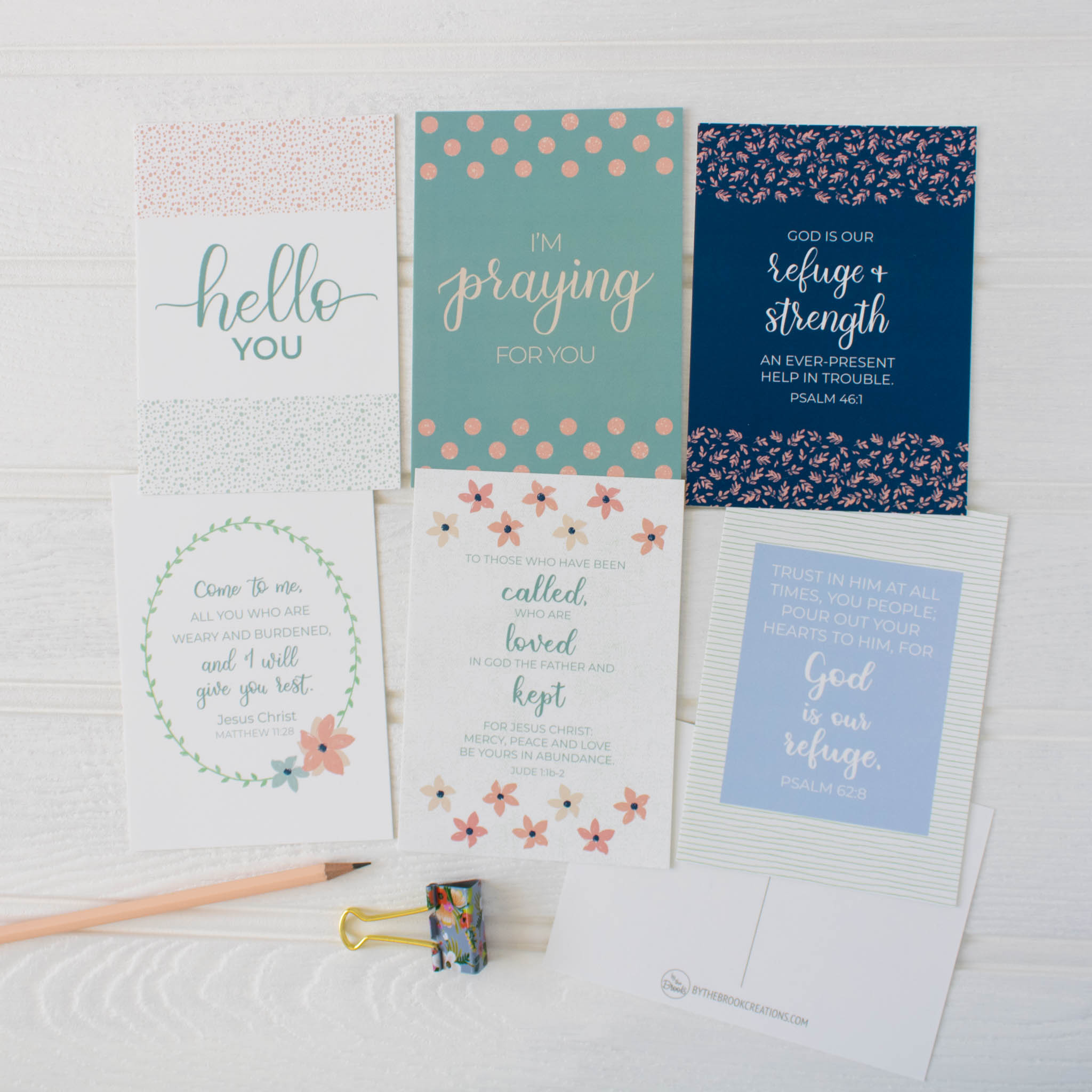 Words of Comfort and Encouragement Postcards