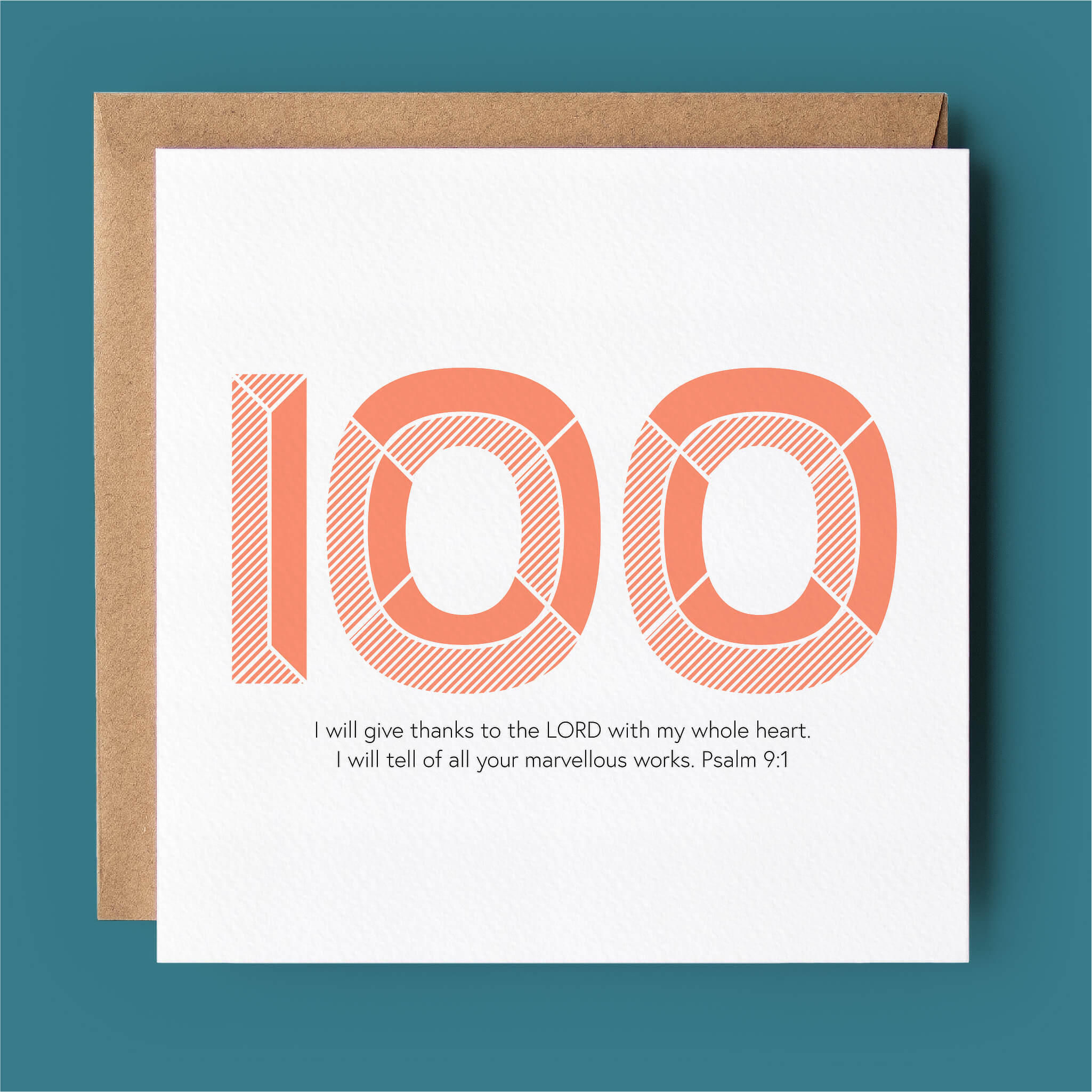 100th Birthday Milestone Bible Verse Christian Card
