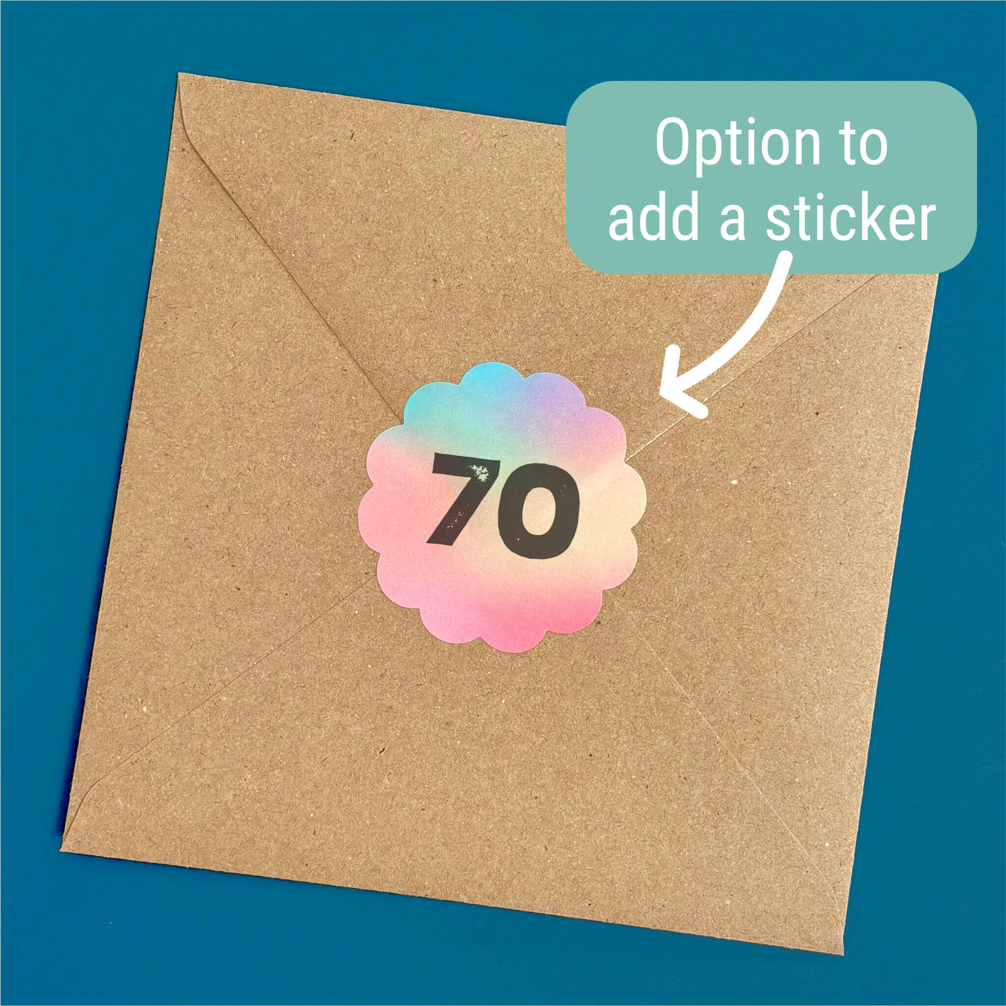 70th Birthday or Anniversary Milestone Bible Verse Christian Card