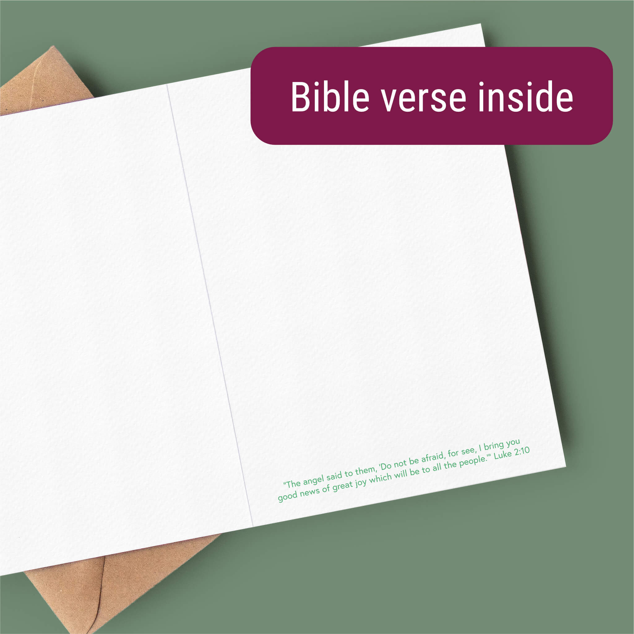A Thrill Of Hope Bible Verse Christmas Cards (8 card pack)