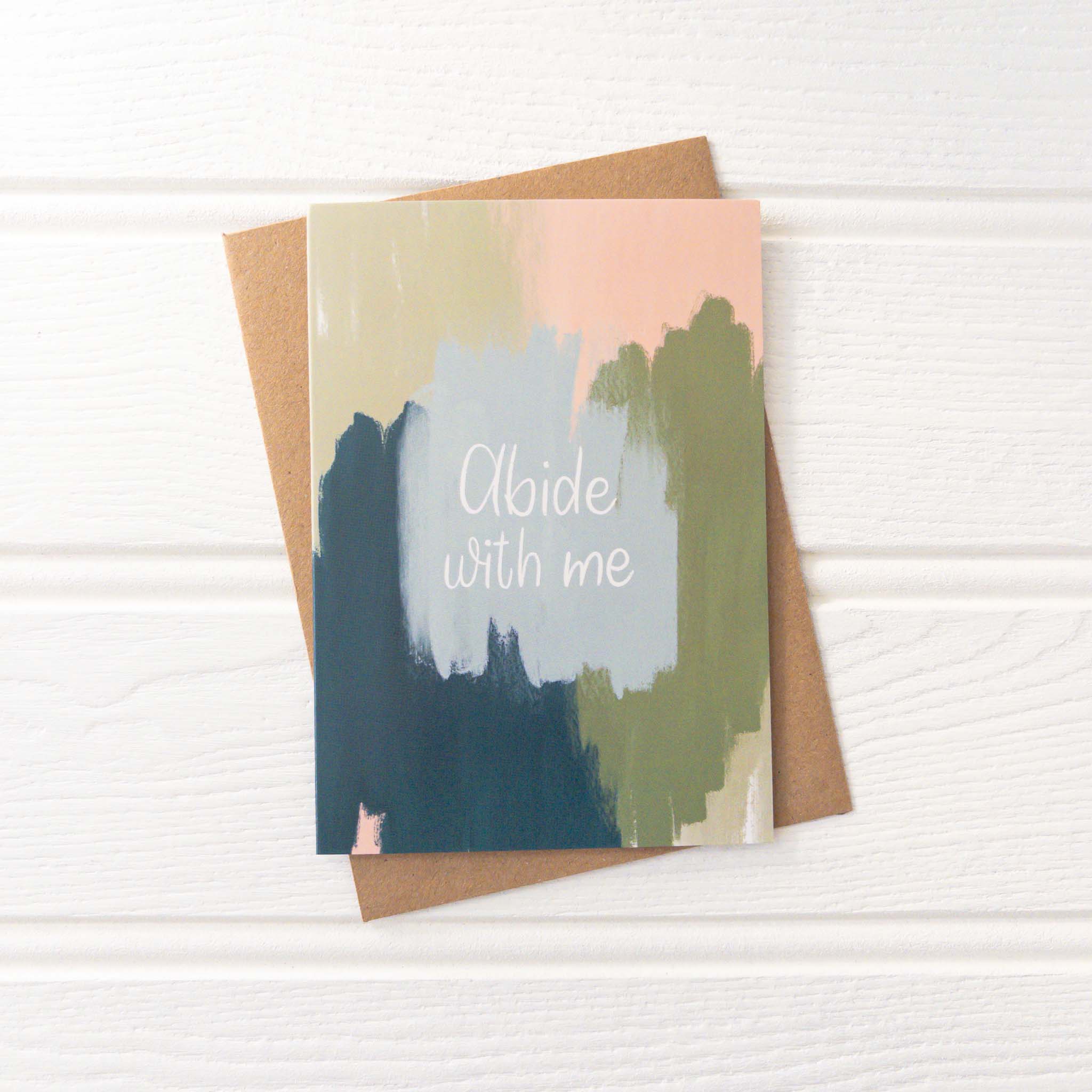 Abide With Me Hymn Christian Compassion Card