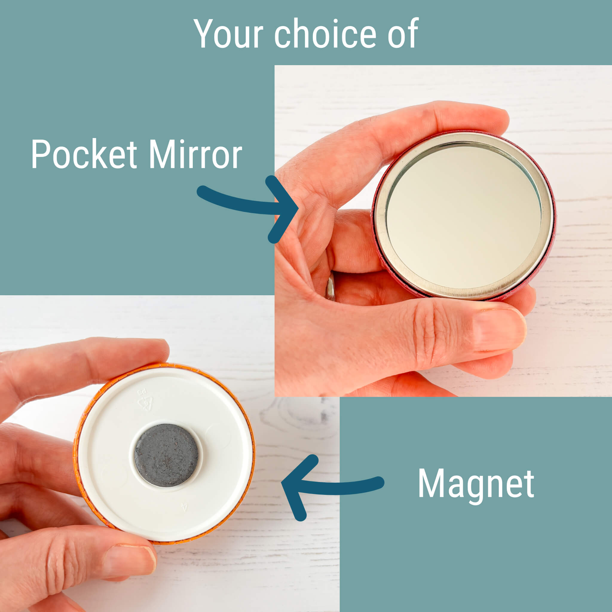 Pleasant Words are a Honeycomb Christian Pocket Mirror or Magnet