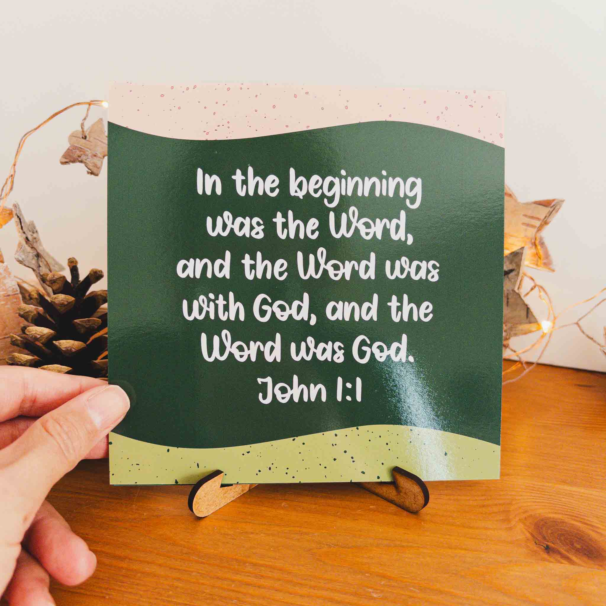 Gentle Advent - Hand-lettered Scripture Card Set