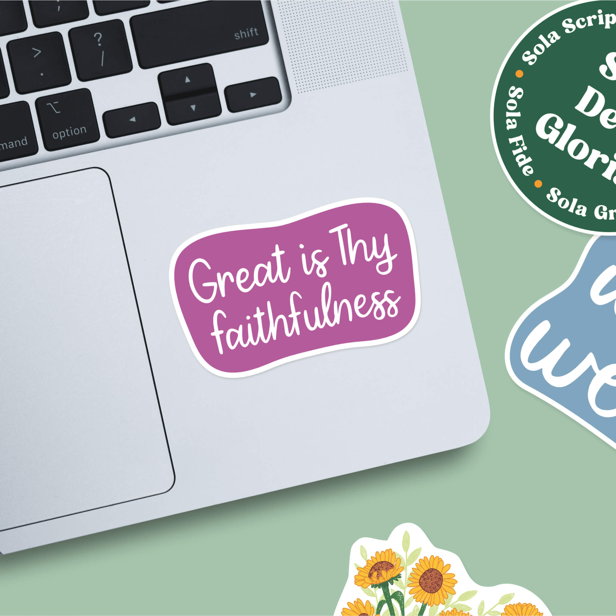 Great Is Thy Faithfulness Hymn Inspired Christian Sticker
