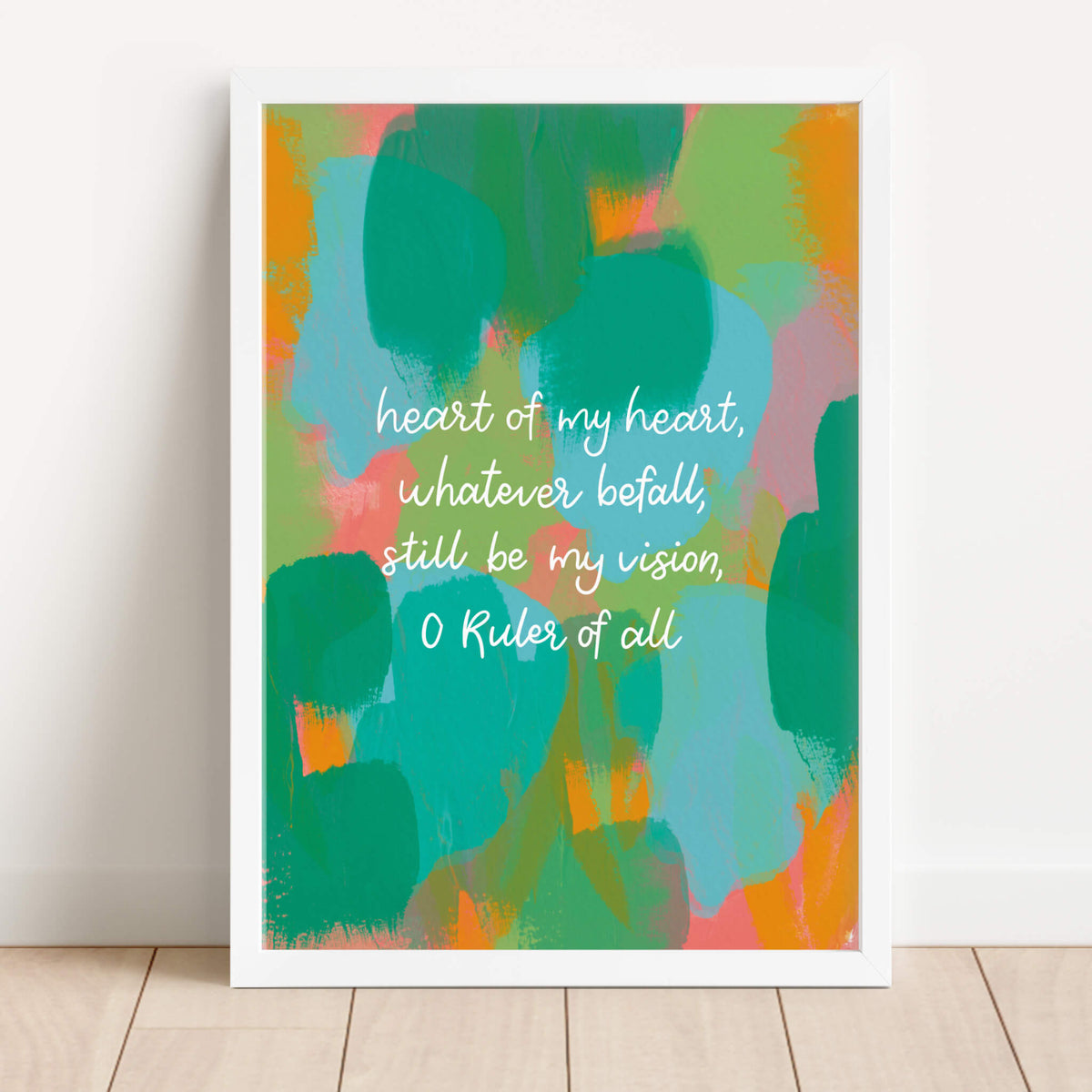 Heart Of My Heart Whatever Befall Hymn Lyrics Unframed Christian Print