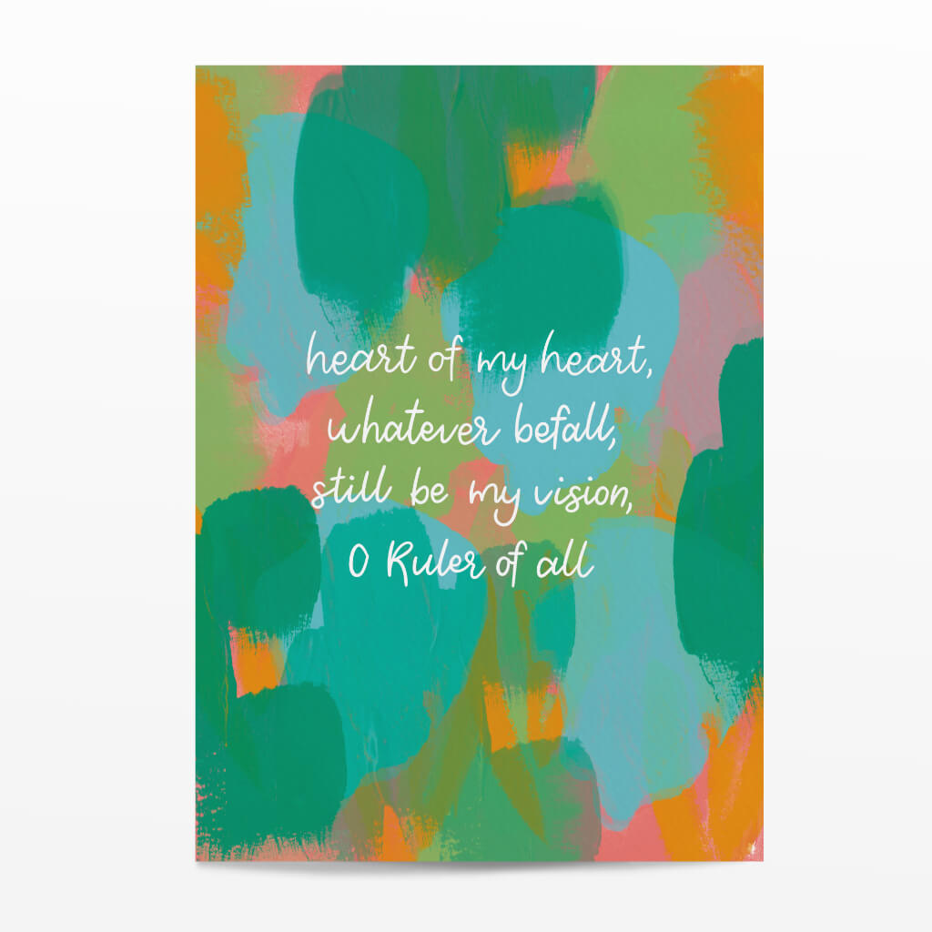 Heart Of My Heart Whatever Befall Hymn Lyrics Unframed Christian Print