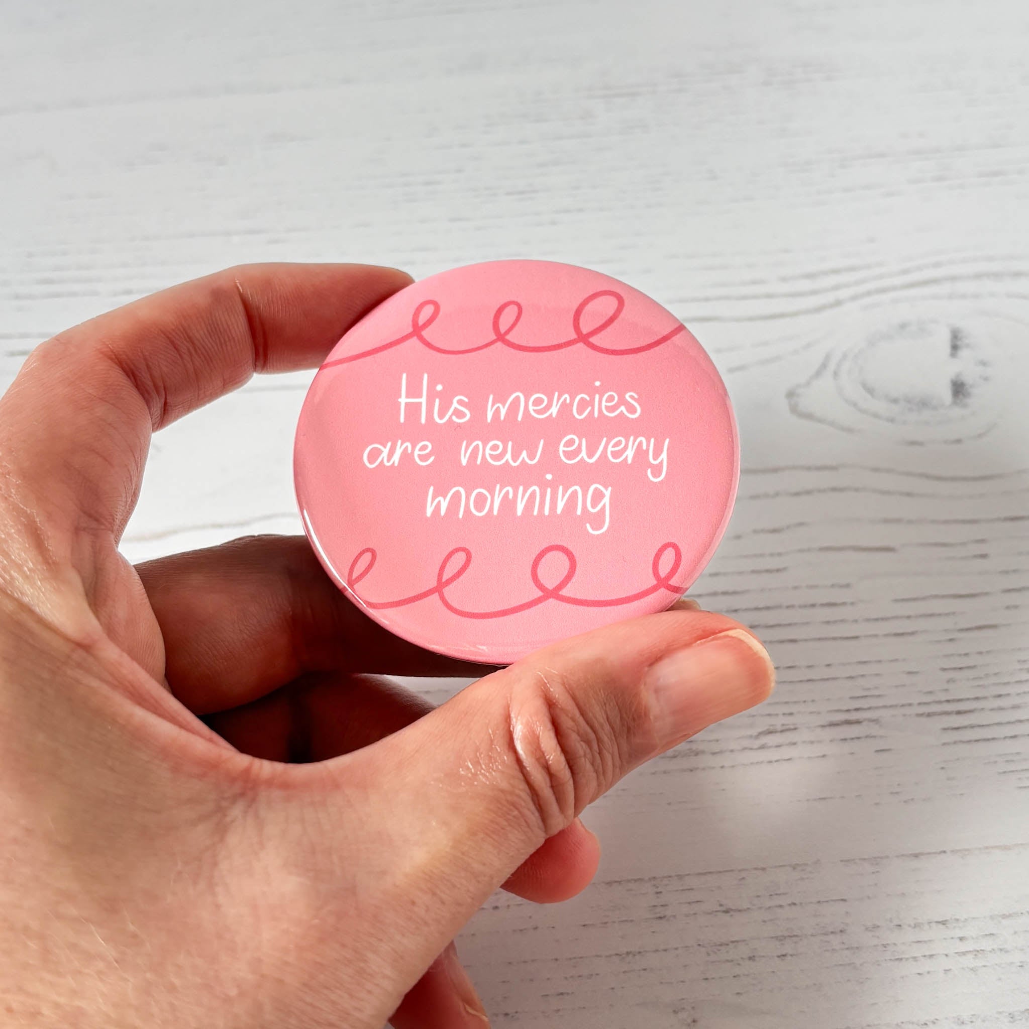 His Mercies are New Every Morning  Christian Pocket Mirror or Magnet