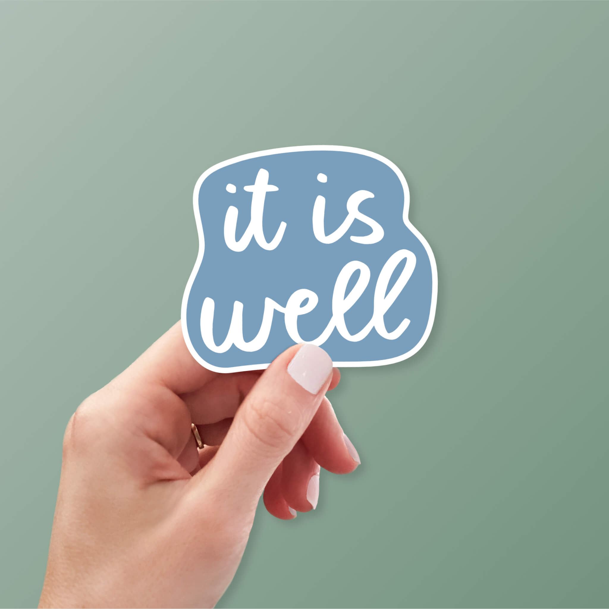 It Is Well Hymn Inspired Christian Sticker