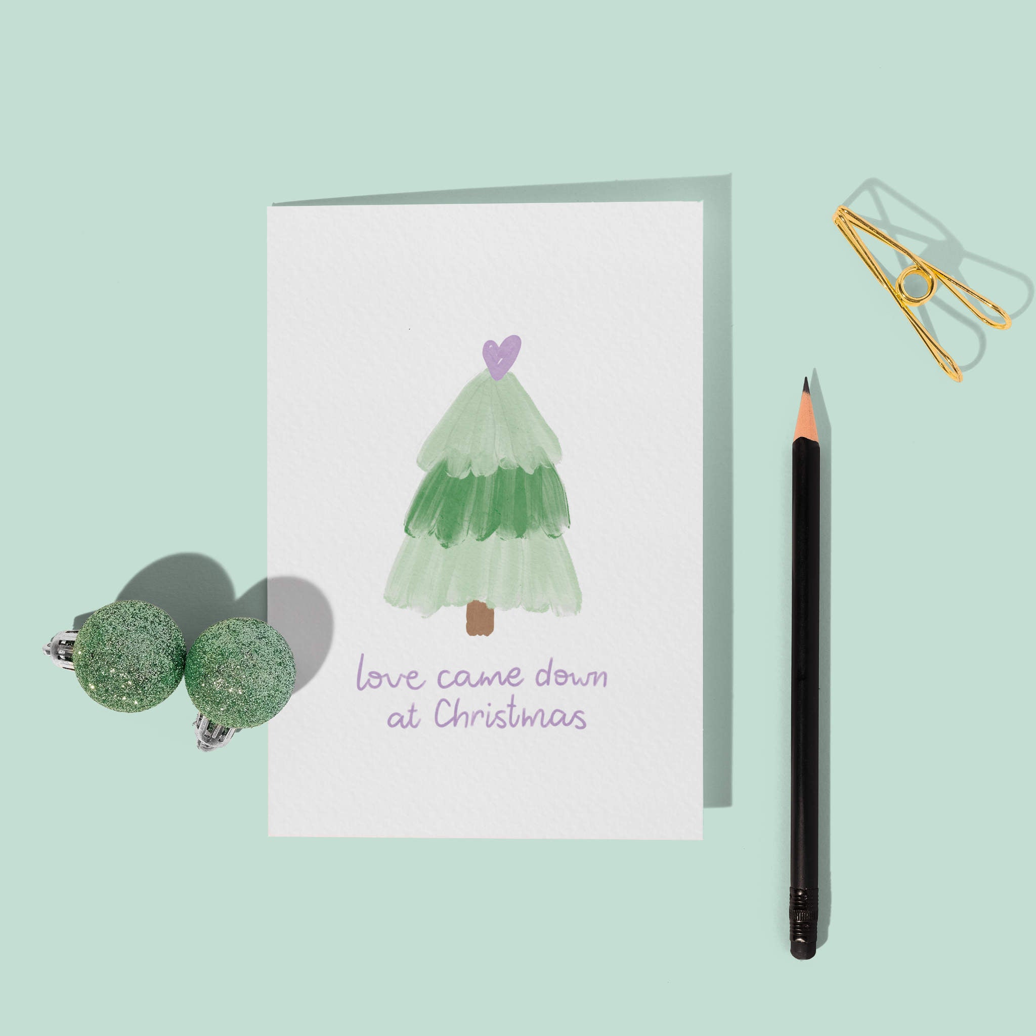 Love Came Down At Christmas Bible Verse Christmas Cards - John 1:14 (8 card pack)