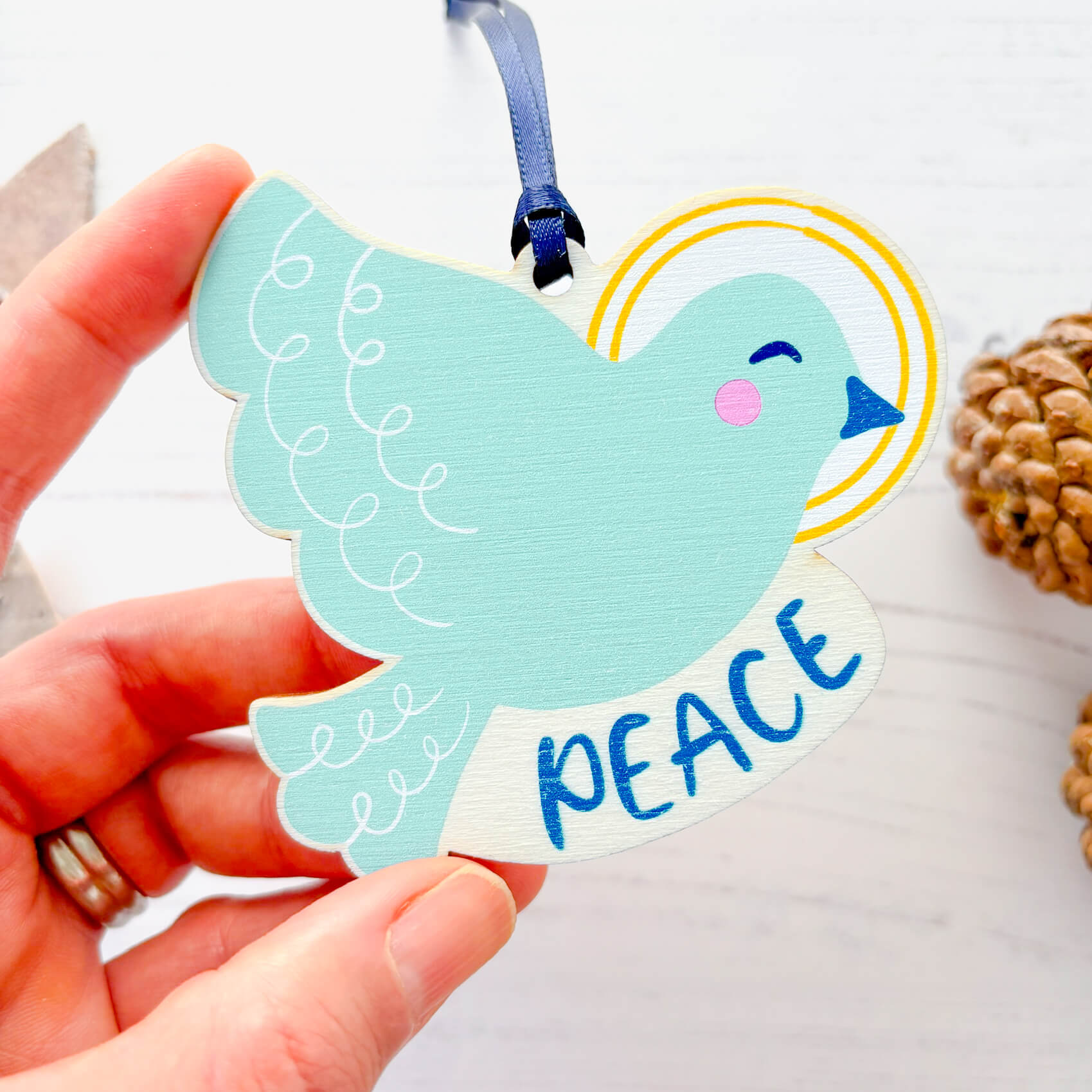 Peace Dove Christian Christmas Decoration