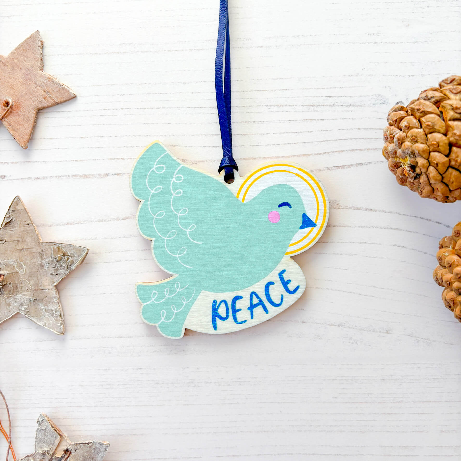 Peace Dove Christian Christmas Decoration