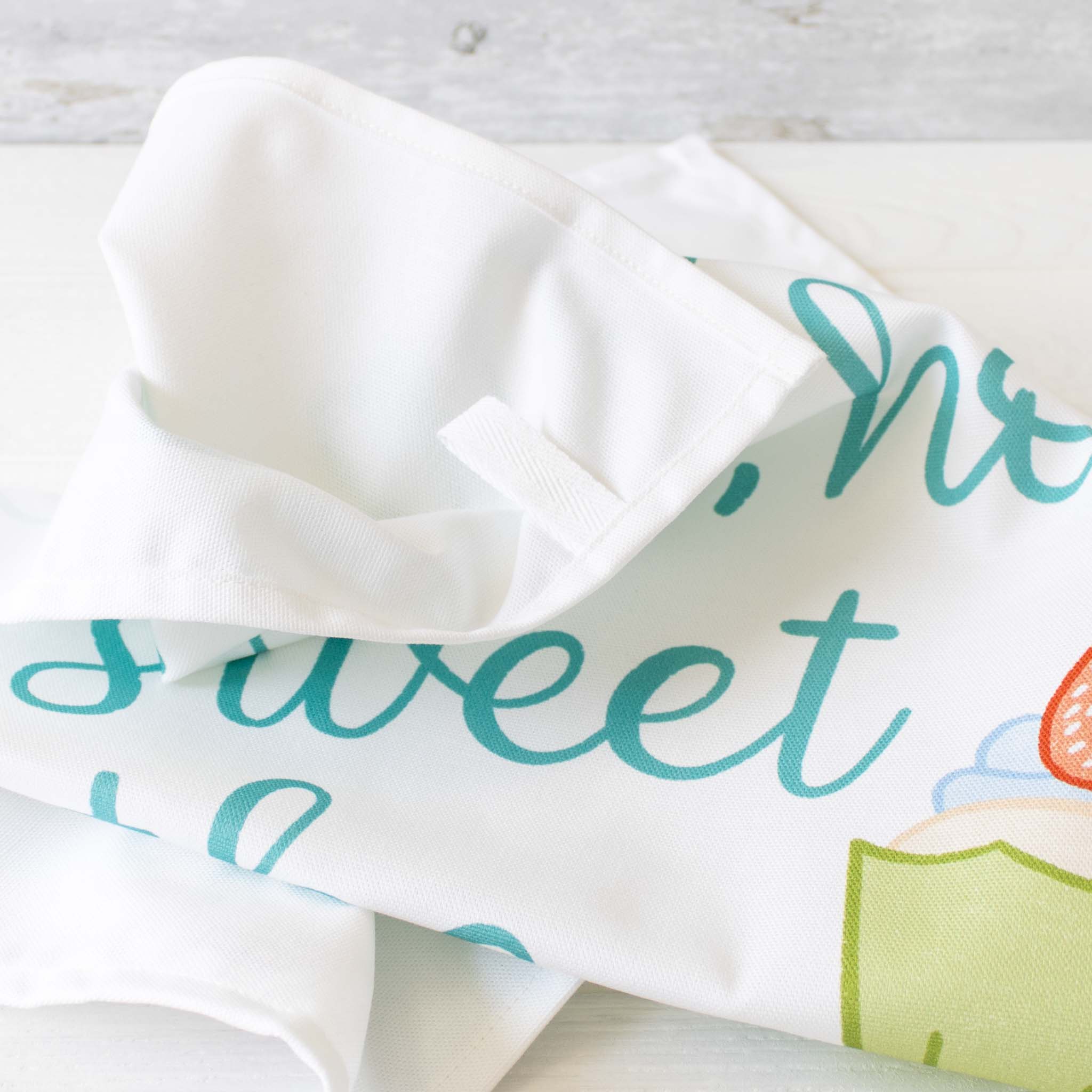 Amazing Grace How Sweet The Sound Christian Hymn Tea Towel hanging loop from By the Brook Creations