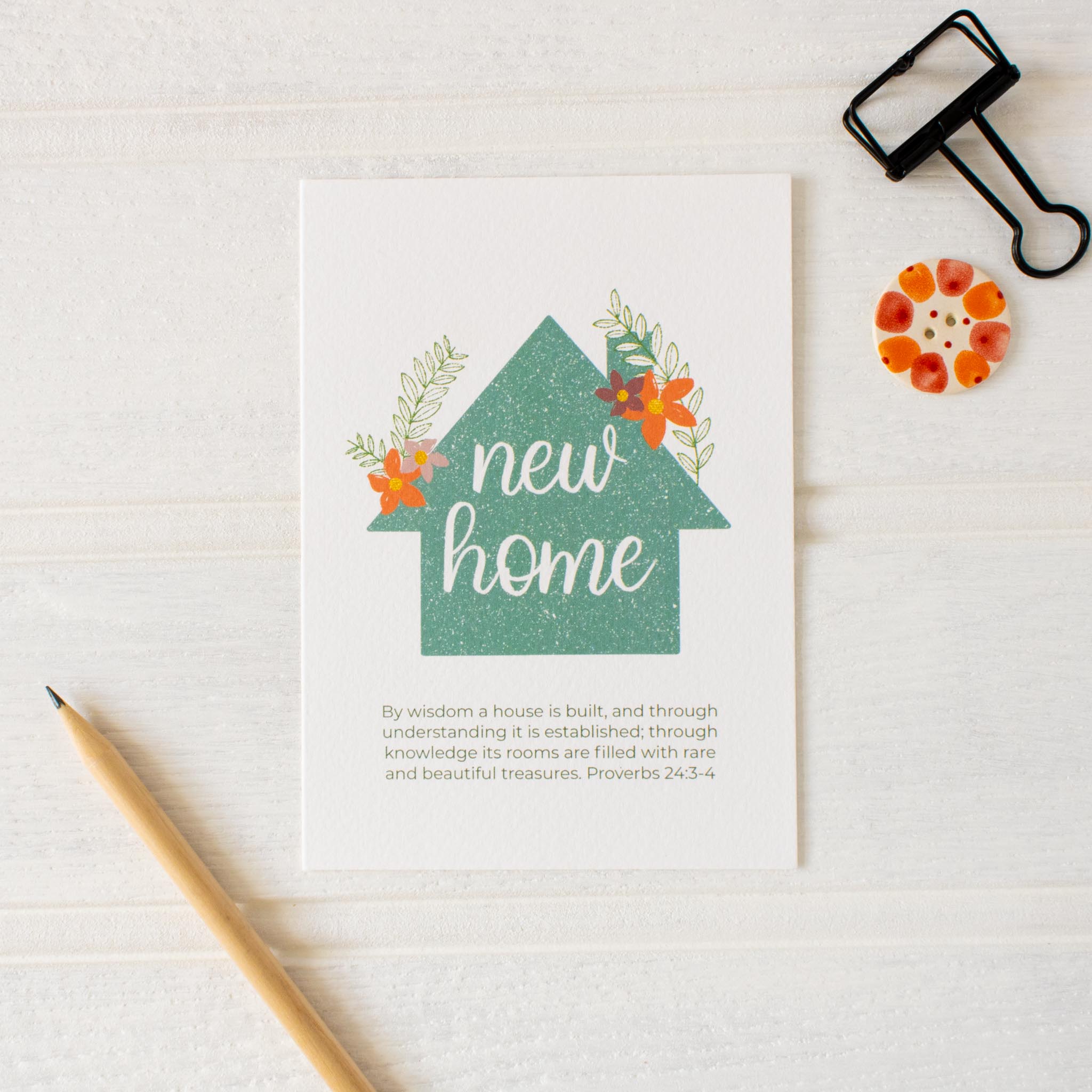 Christian New Home Card