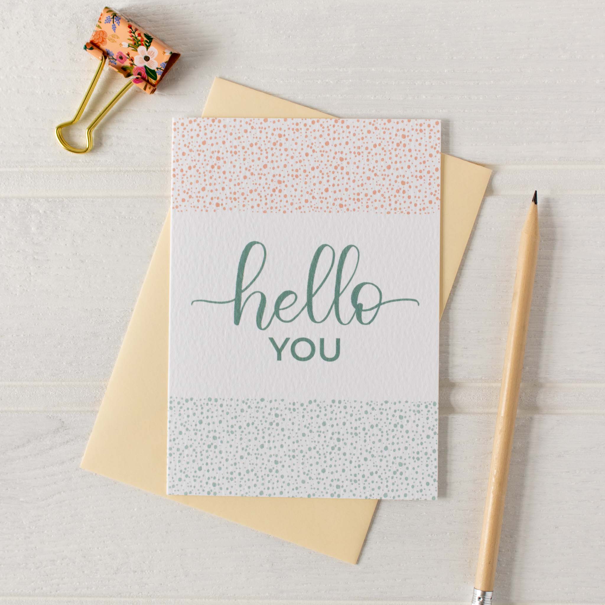 Hello You Card with envelope