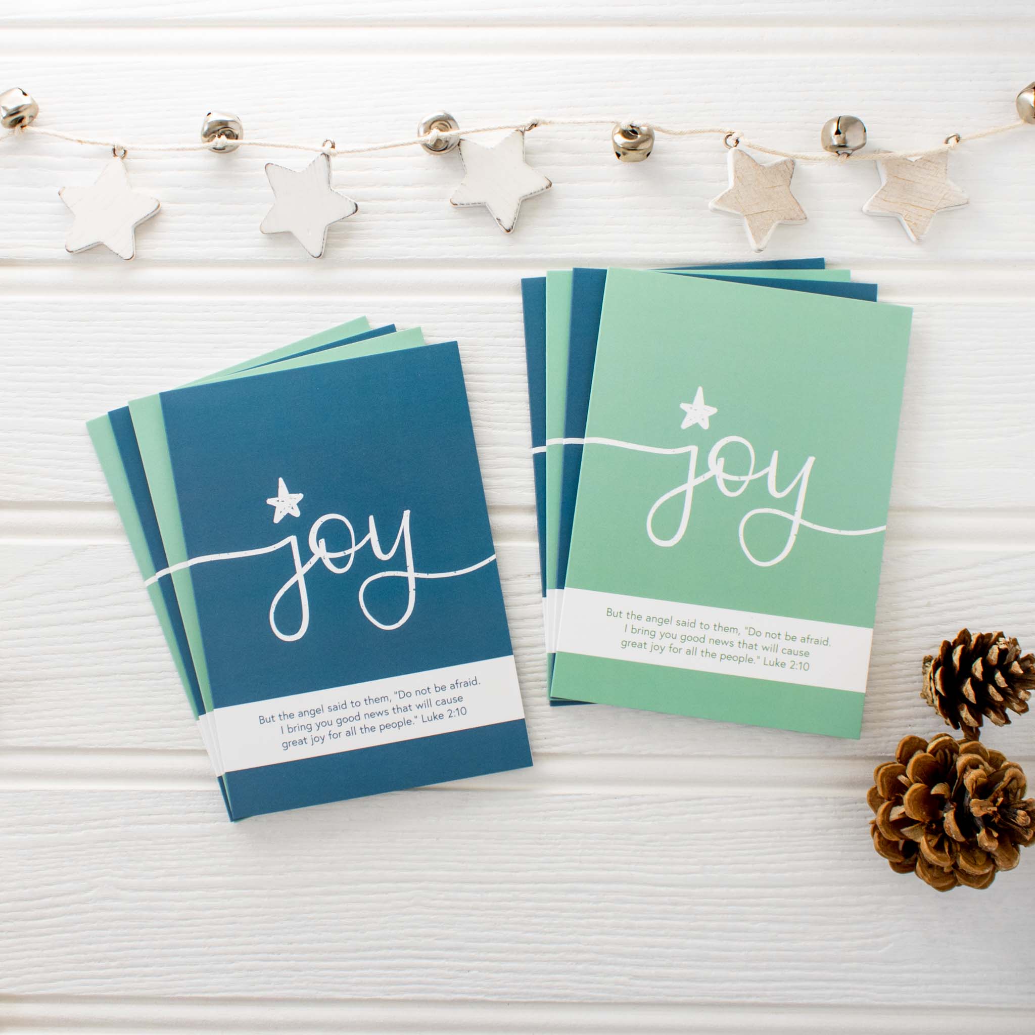 Joy Starburst Bible Verse Christmas Card Pack