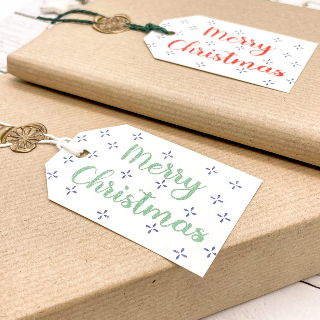Merry Christmas Gift Tags from By the Brook Creations