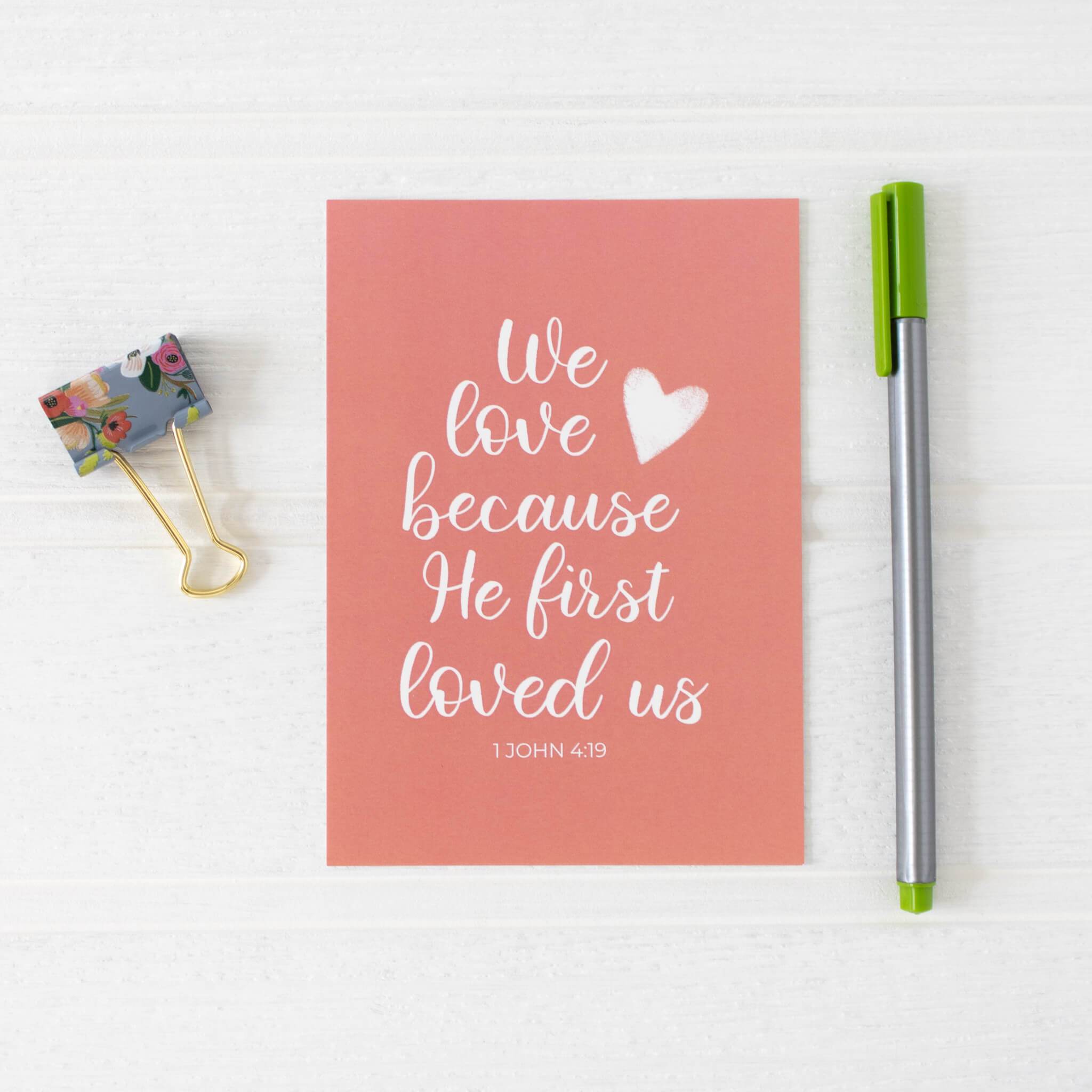Sorbet Bible Verse Postcard Pack - By the Brook Creations