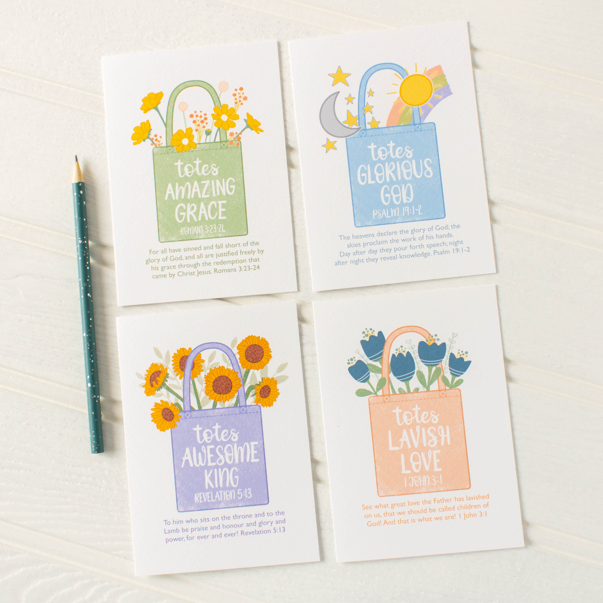 Totes Bible Verse Card Pack
