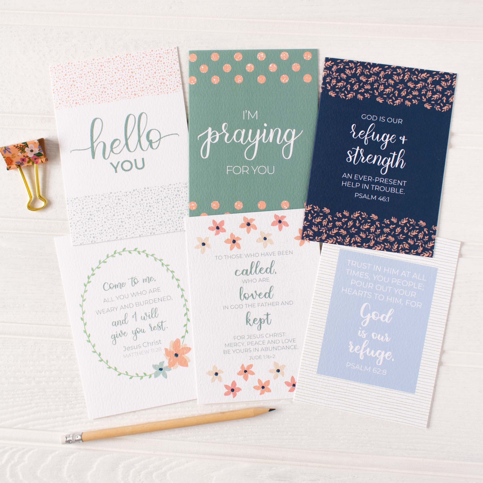 Words of Comfort and Encouragement Cards