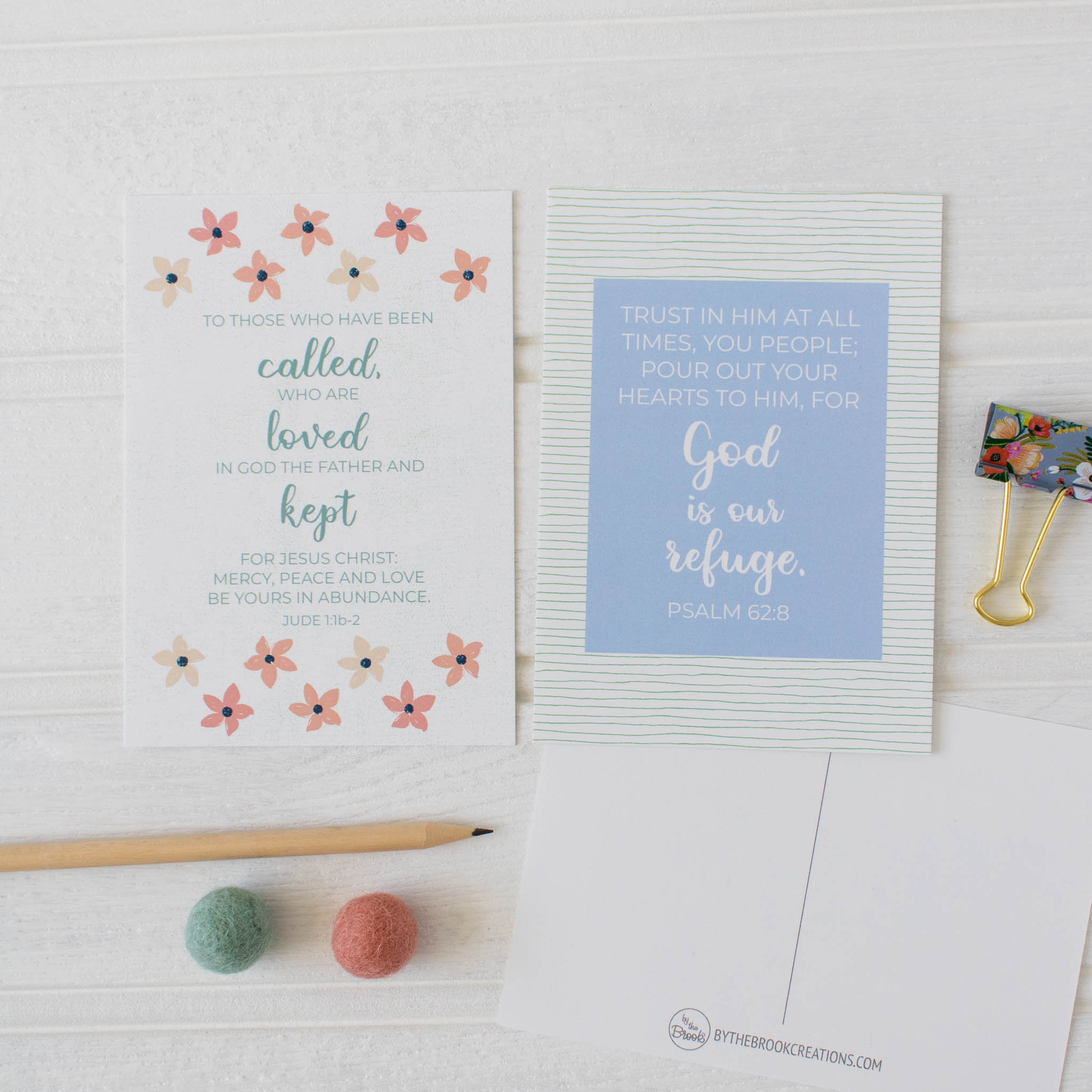 Words of Comfort and Encouragement Postcards 5 and 6